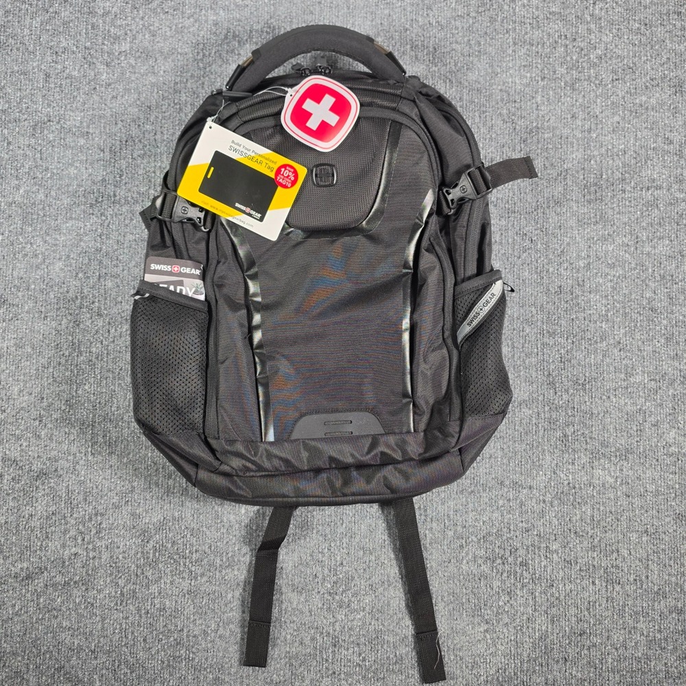 SwissGear 2401 SWA2401 15" Laptop Computer Tablet Backpack Black NWT